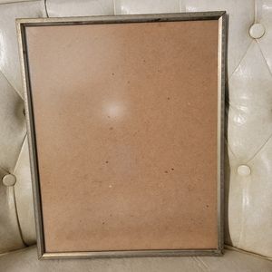 VTG Ornate Gold Brass Metal 8x10 Picture Frame Art Deco Style